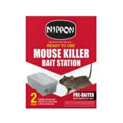 NIPPON Nippon Ready To Use Mouse Killer Bait Station